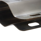 30" Stainless Steel Straight Mud Flap Hanger 2 1/2" Bolt Semi Truck Tapered