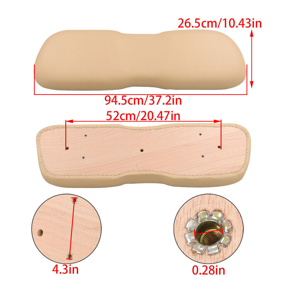 For Club Car DS 2000.5+ Golf Cart #102076601 Front Seat Lean Back Cushion