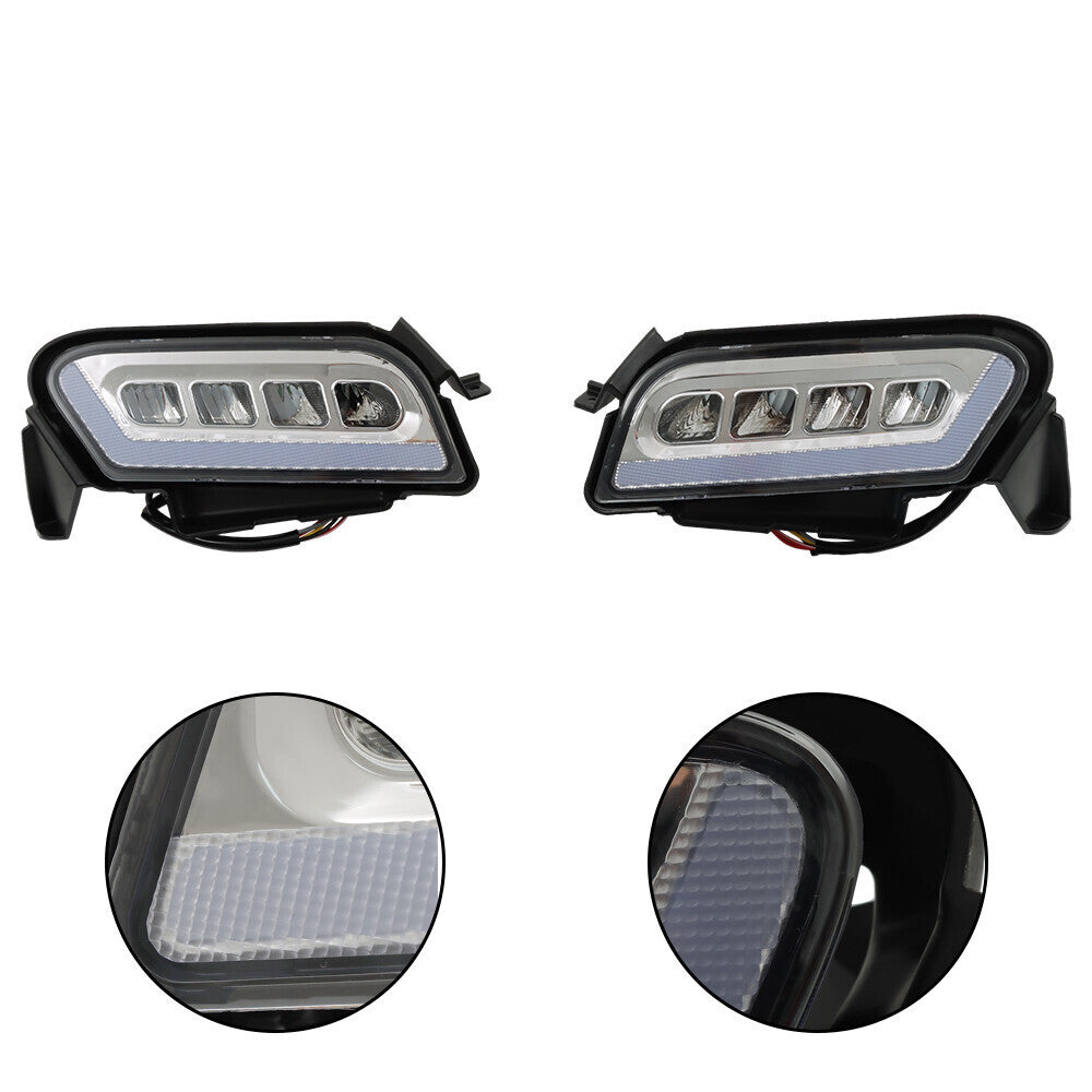 2018- Up Golf Carts For Club Car Tempo LED Headlight + Tail Light Kit