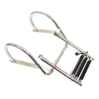 3 Steps Boat Ladder Stainless Steel in-Board Telescoping Folding Dock Ladder