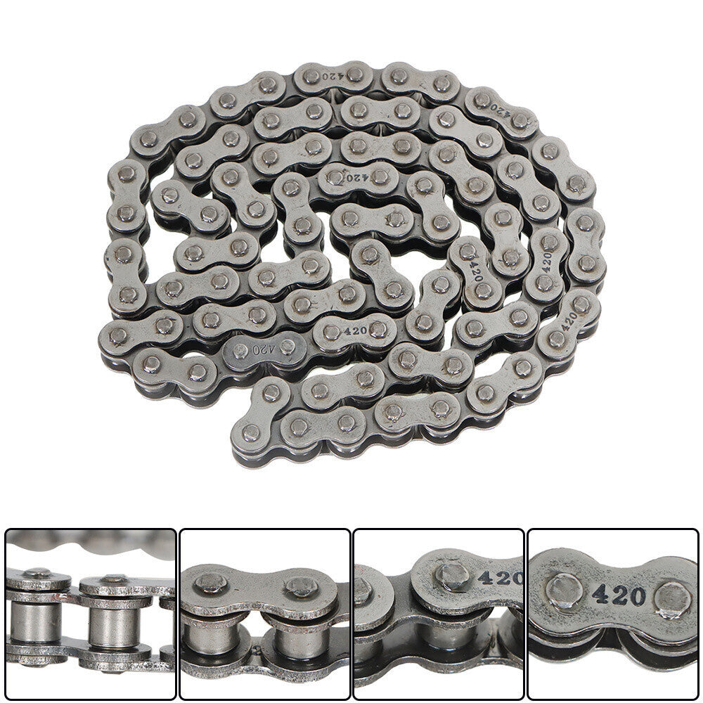Front and Rear Chain #420 For Coleman CT200U,CT200U-EX,BT200X 196cc Mini Bike US