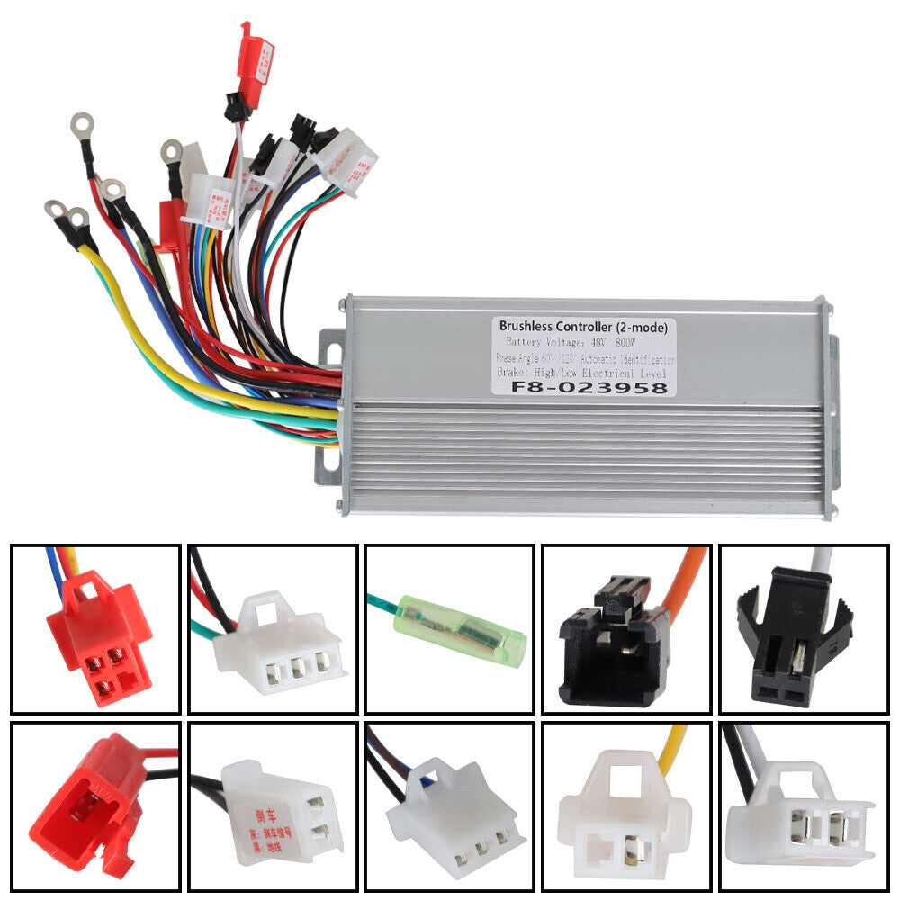 48V 800W Electric Bicycle E-bike Scooter Brushless DC Motor Speed Controller New