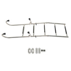 Stainless Steel Folding Ladder Telescoping 400 lb. Limit For Boats 5 Step
