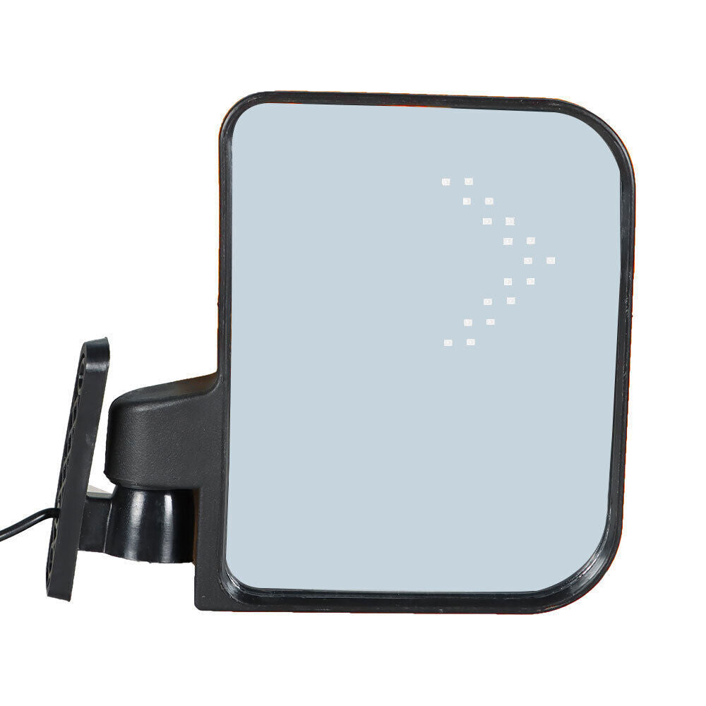 Golf Cart Side Mirrors W/ Led Arrow Turn Signal For EZGO Club Car YAMAHA