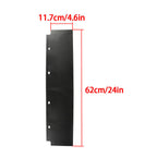 24"x24" Quarter Fender Set Stainless Steel Fit For Volvo VNL Semi Truck
