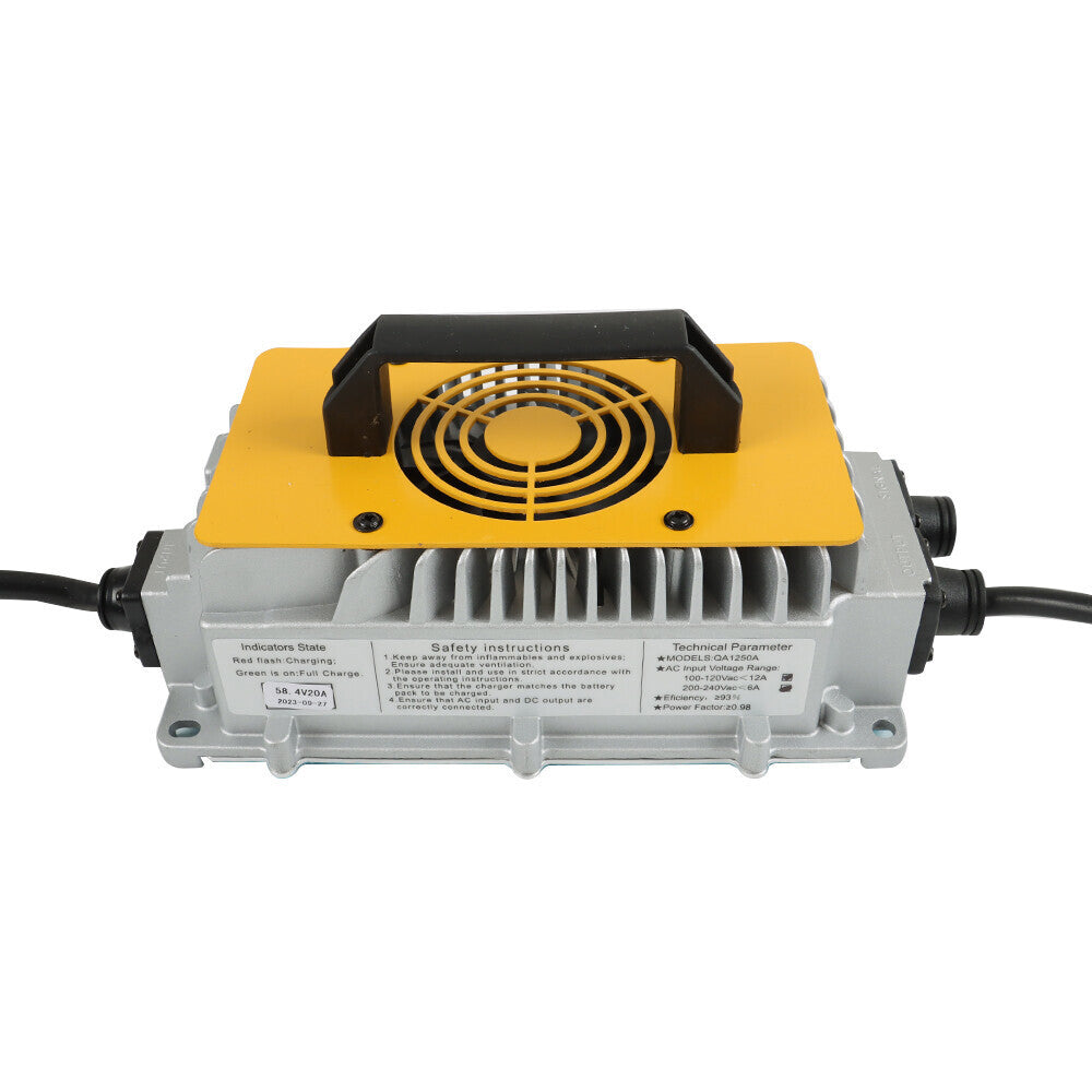 58.4Volt 18Amps Lithium Battery Charger Set For Club Car DS Precedent Golf Carts