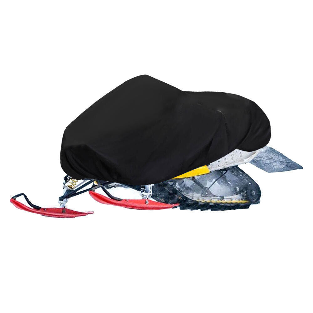 Heavy Duty Trailerable Sled Storage Cover fit for Snowmobile up to 90" L black