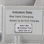 Golf Cart 48V 17A Battery Charger Set For Club Car DS/Precedent 3-Pin Round Plug