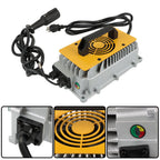 Golf Cart 48V 17A Battery Charger Set For Club Car DS/Precedent 3-Pin Round Plug