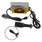 Golf Cart 48V 17A Battery Charger Set For Club Car DS/Precedent 3-Pin Round Plug