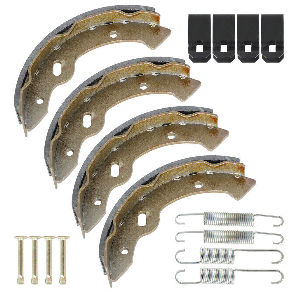 For Yamaha G1 G2 G3 G5 G8  Golf Cart Brake Shoes & Spring Kit J55-W2536-00