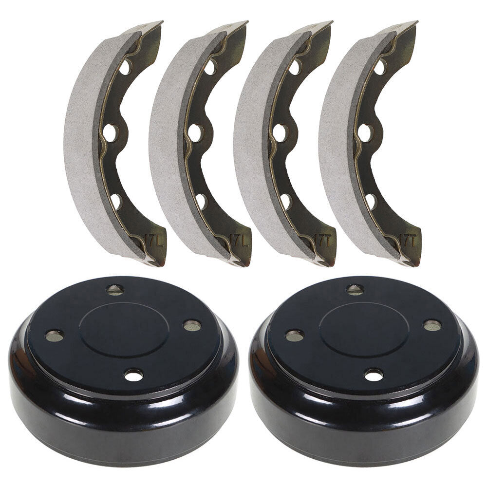 Golf Cart 101791101 Brake Shoes & Drums Kit For Club Car DS 95+ Precedent 2004+