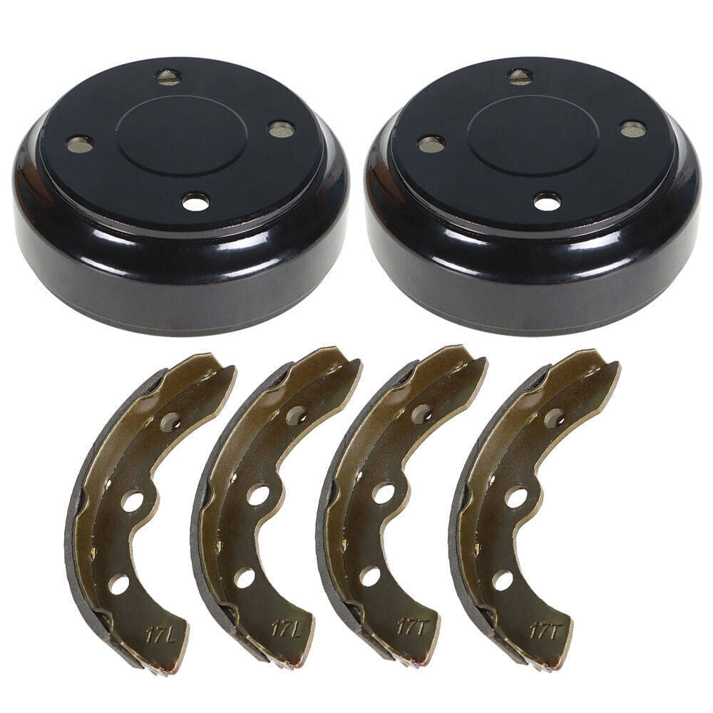 Golf Cart 101791101 Brake Shoes & Drums Kit For Club Car DS 95+ Precedent 2004+