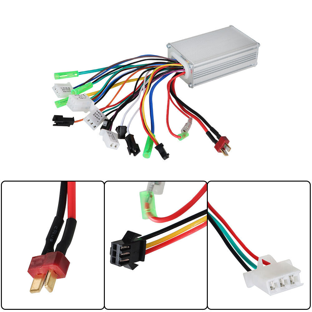 DC Electric Bicycle E-bike Scooter Brushless Motor Speed Controller 36-48V 250W