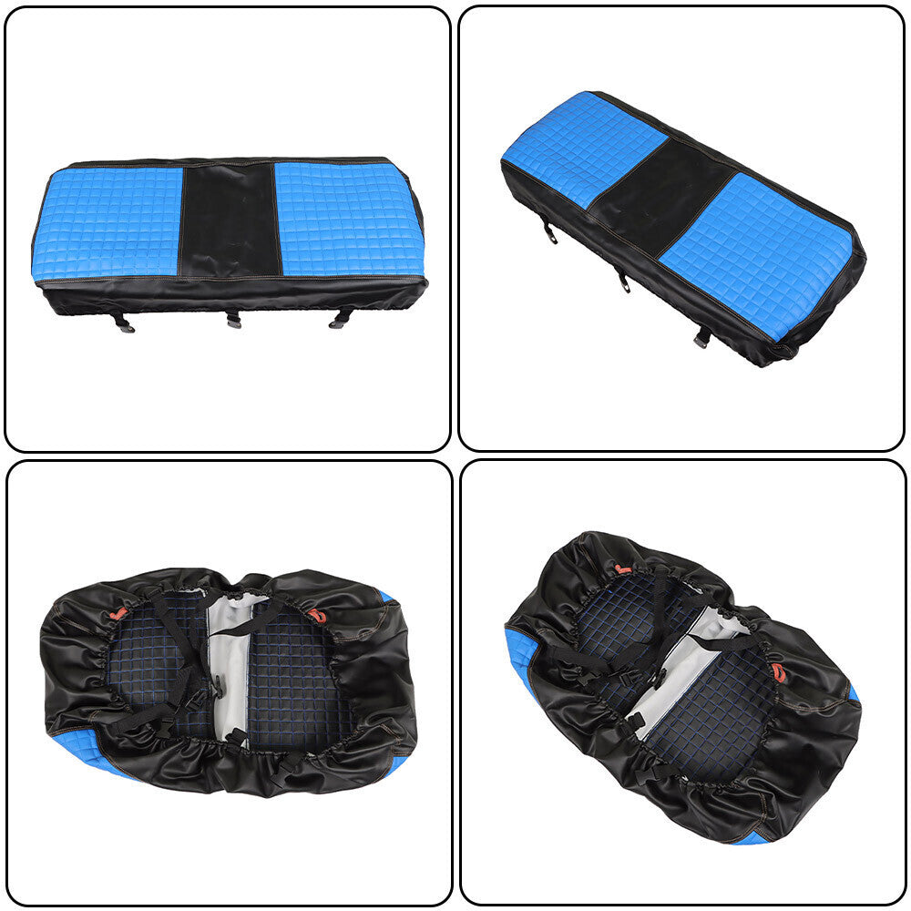 Golf Cart Front & Rear Seat Covers 4Pcs For E-Z-GO Medalist TXT 1994-2013 - Blue