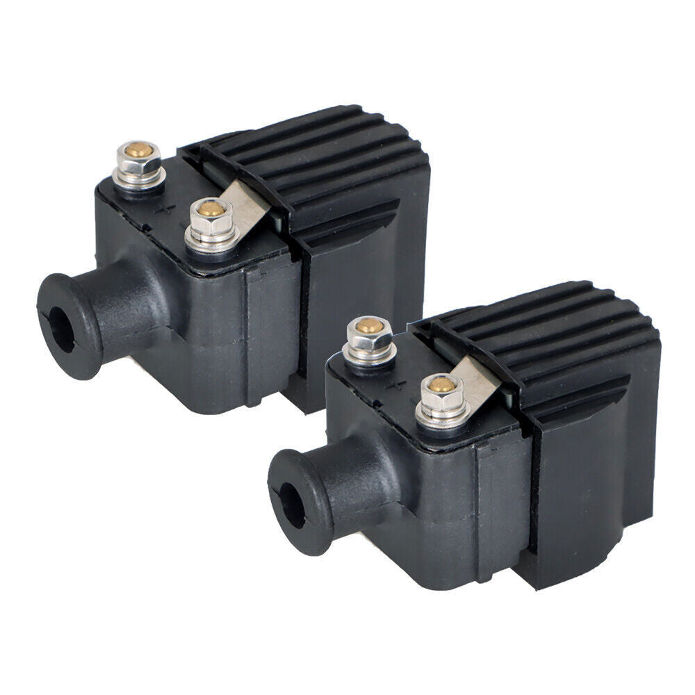 2× Ignition Coil 339-7370A13 339-832757A4 For Mercury Mariner 25HP Outboard Boat