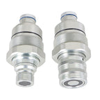Male & Female Flat Face Coupler Kit 7246802 7246799 For Bobcat S450-S770 T450