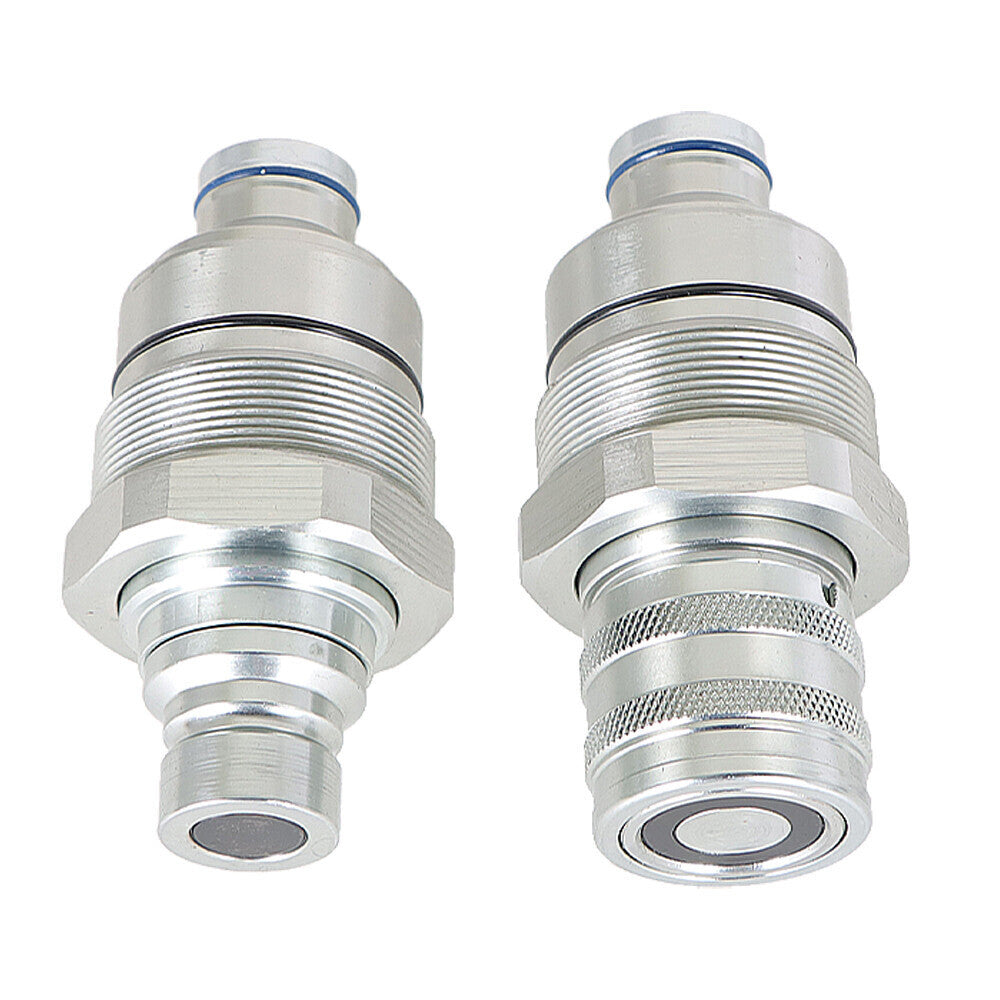 Male & Female Flat Face Coupler Kit 7246802 7246799 For Bobcat S450-S770 T450