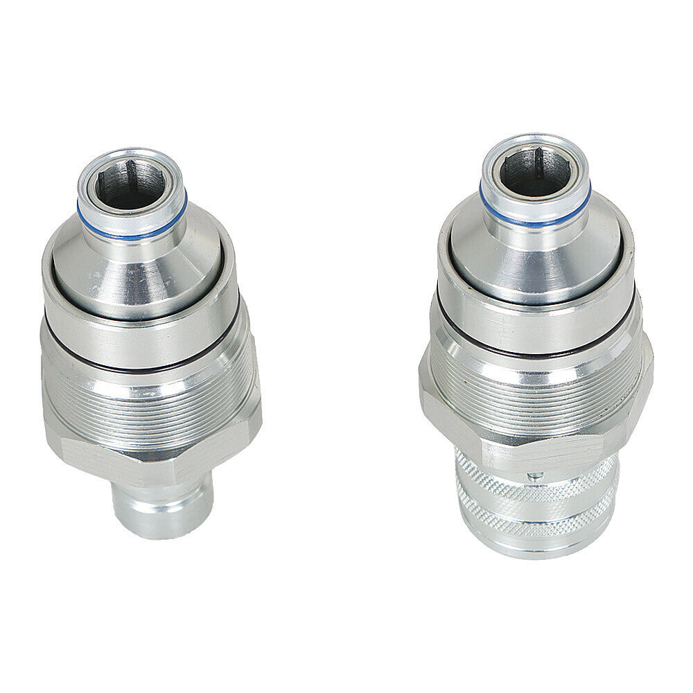 Male & Female Flat Face Coupler Kit 7246802 7246799 For Bobcat S450-S770 T450