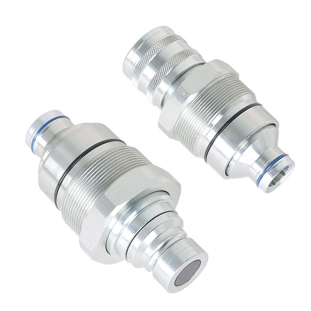 Male & Female Flat Face Coupler Kit 7246802 7246799 For Bobcat S450-S770 T450