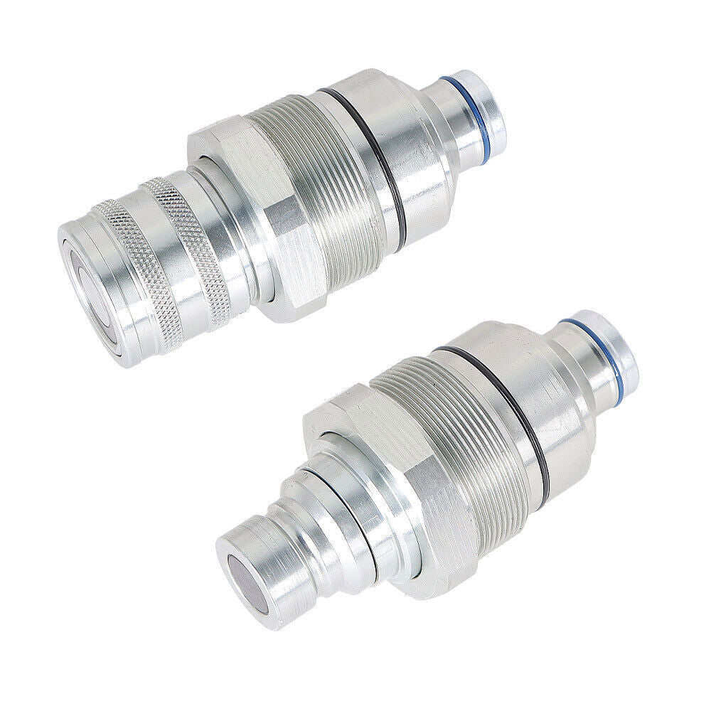 Male & Female Flat Face Coupler Kit 7246802 7246799 For Bobcat S450-S770 T450