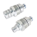 Male & Female Flat Face Coupler Kit 7246802 7246799 For Bobcat S450-S770 T450