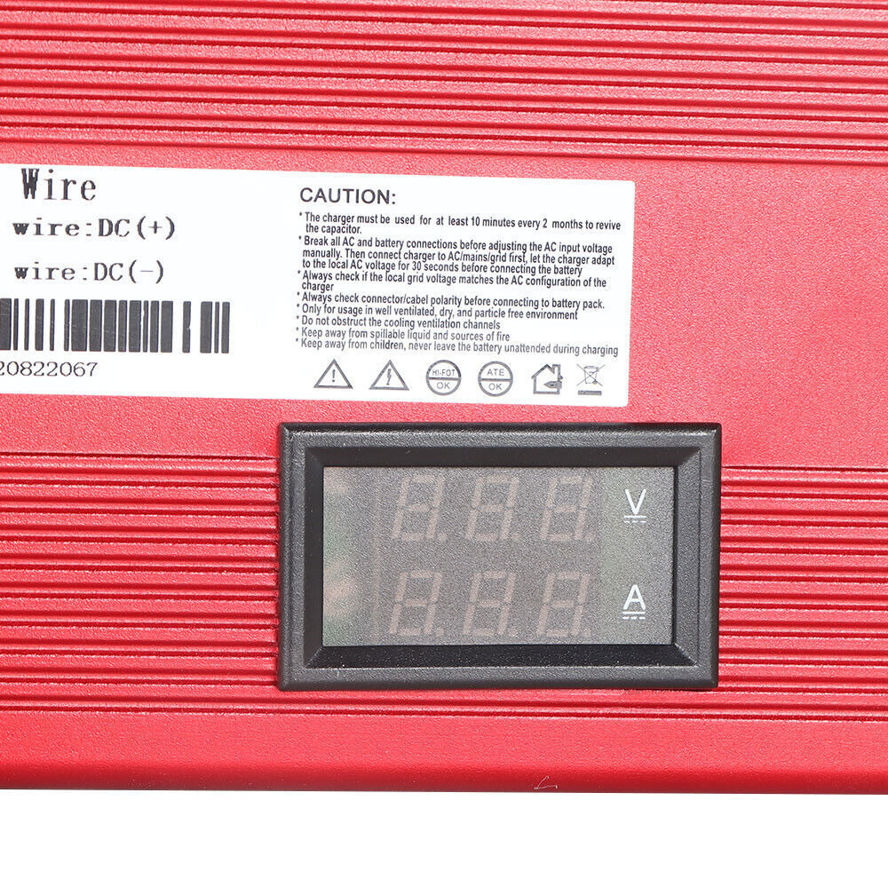 36 V 12 A "D" Style Plug  Battery Charger For EzGo Club Car Golf Cart 1996-2009