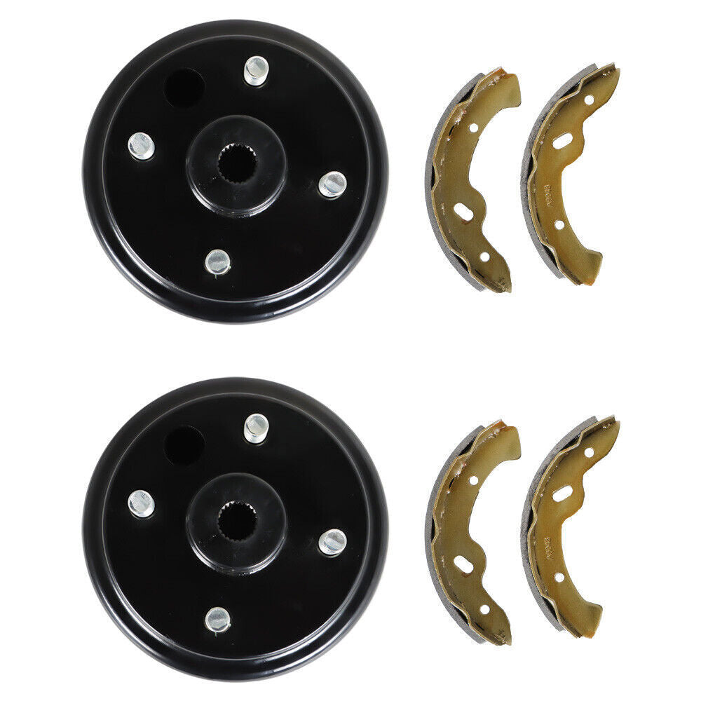 Rear Brake hub Drums Brake Shoe Kit For EZGO Electric TXT 96+ 70795G01 Golf Cart