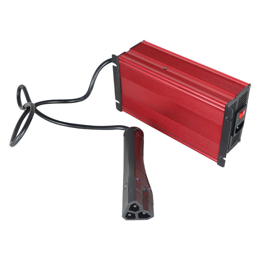 New 48 V 12A  "Triangle" 3 Pin Style Plug Golf Cart Charger For EZGO RXV & TXT