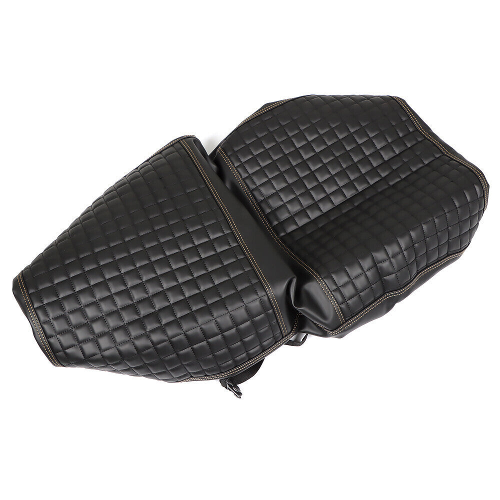 For Club Car Precedent Front Seat Cover Kit Black Golf Carts-No Stapler Required
