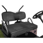 For Club Car Precedent Front Seat Cover Kit Black Golf Carts-No Stapler Required