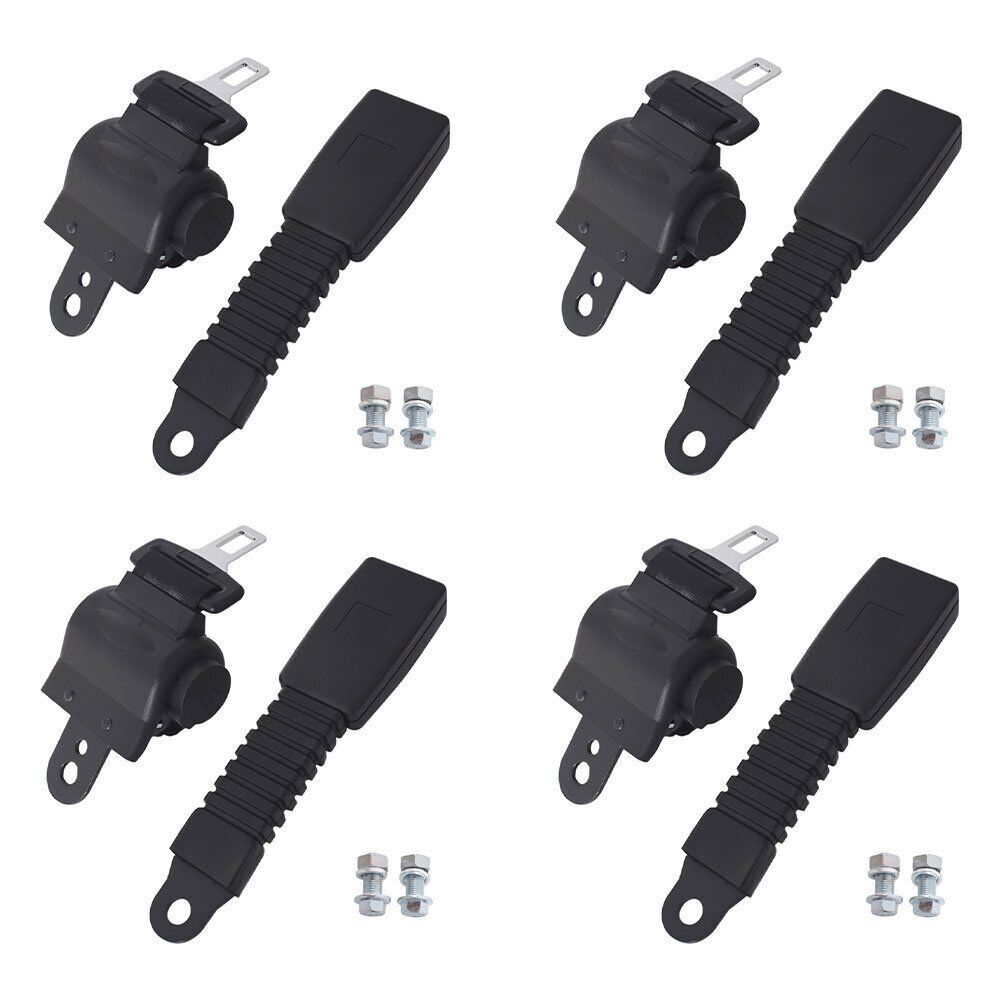 For EZGO/Yamaha/Club Car Golf Cart 42" Seat Belts with Buckles Retractable