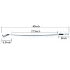 FOR EZGO TXT Gas Golf Cart 1991-2001 Forward Reverse Shift Cable 40" | Set of 2