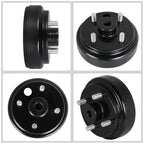 For EZGO Electric TXT Golf Cart 1996+ Rear Brake hub Drums Brake Shoe Kit