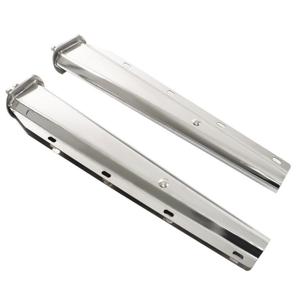 For Semi Truck 30" Straight Mud Flap Hanger Stainless Steel 1 1/8 Bolt Tapered