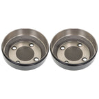 Rear Brake Drums 2 PCS For Club Car DS & Precedent Golf Carts electric 1995-up