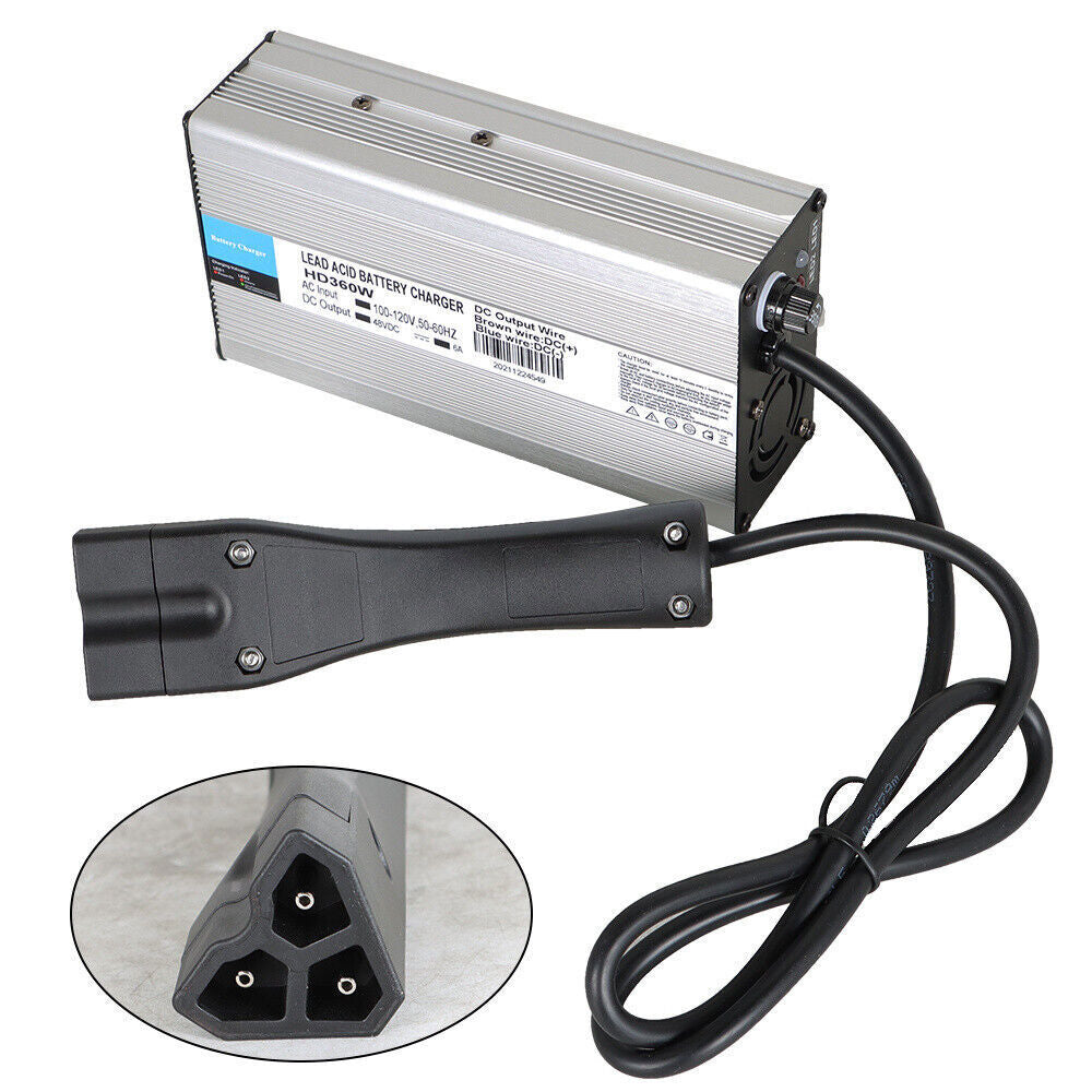 48V 6A RXV plug Battery Charger For EzGo RXV Club Car DS Golf Cart