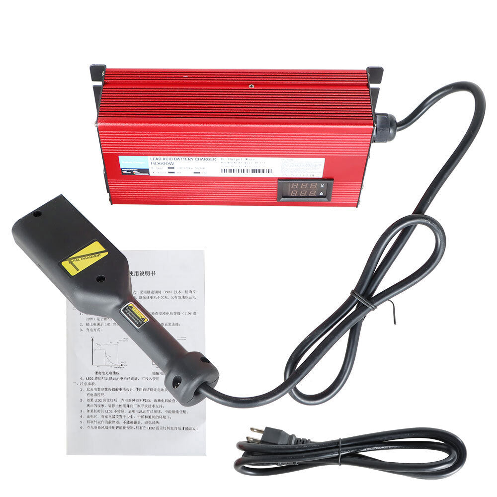 For EZGo TXT Club Car Golf Cart  Battery Charger 36 Volt 12 Amp "D" Style Plug