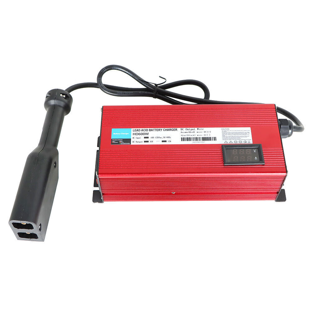 For EZGo TXT Club Car Golf Cart  Battery Charger 36 Volt 12 Amp "D" Style Plug