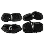 4Pcs Golf Carts Seat Covers Front & Rear For Yamaha Drive/Drive 2 2007-Up Black