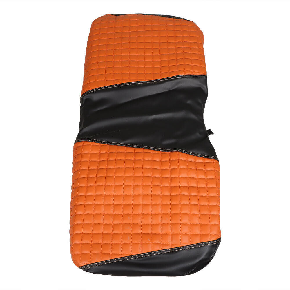 Orange Front & Rear Seat Covers Fits For Club Car Precedent Golf Carts 2004-Up