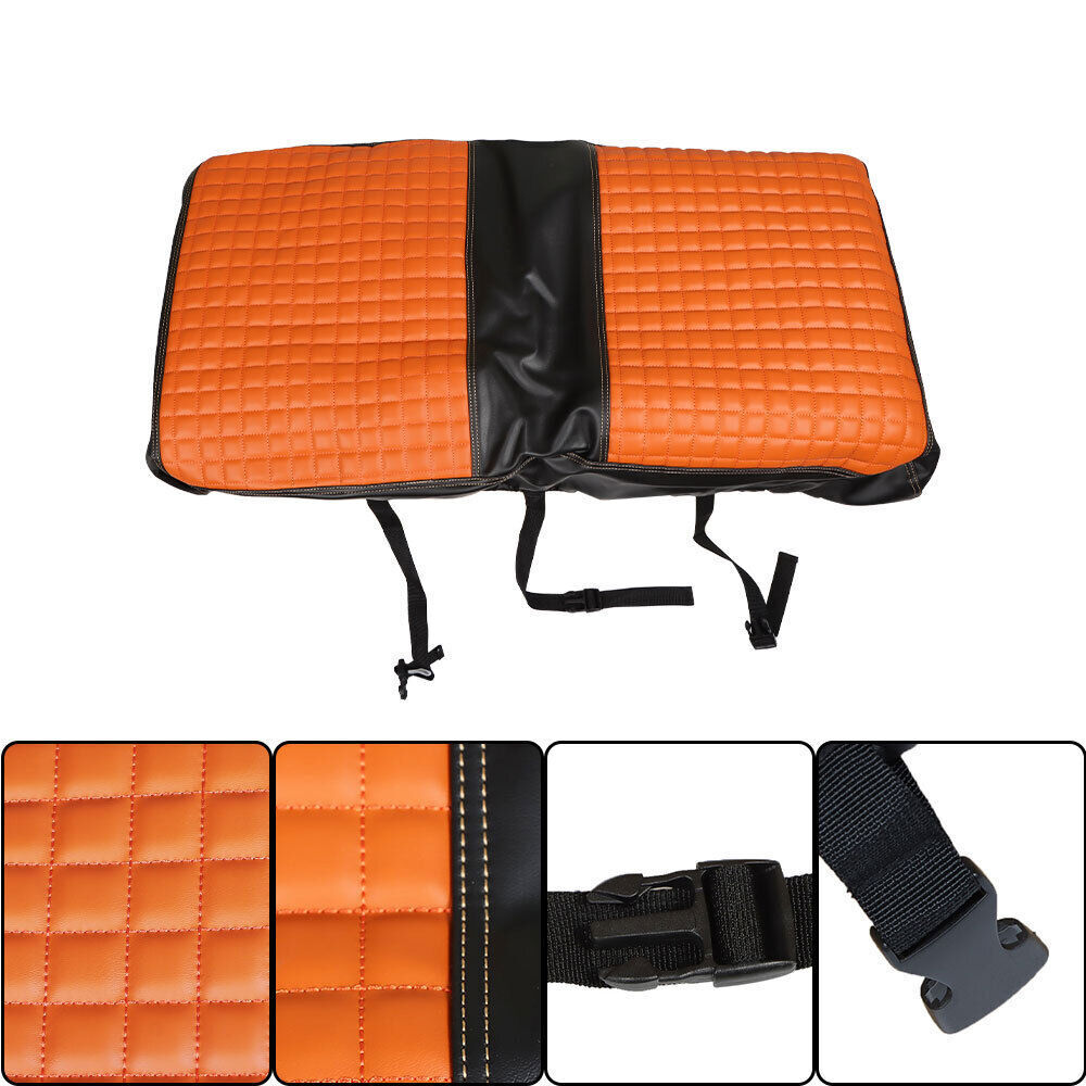 Orange Front & Rear Seat Covers Fits For Club Car Precedent Golf Carts 2004-Up