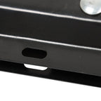 Mud Flap Hangers Black Steel Straight 30" Pair 2.5" Semi Truck Spring Loaded