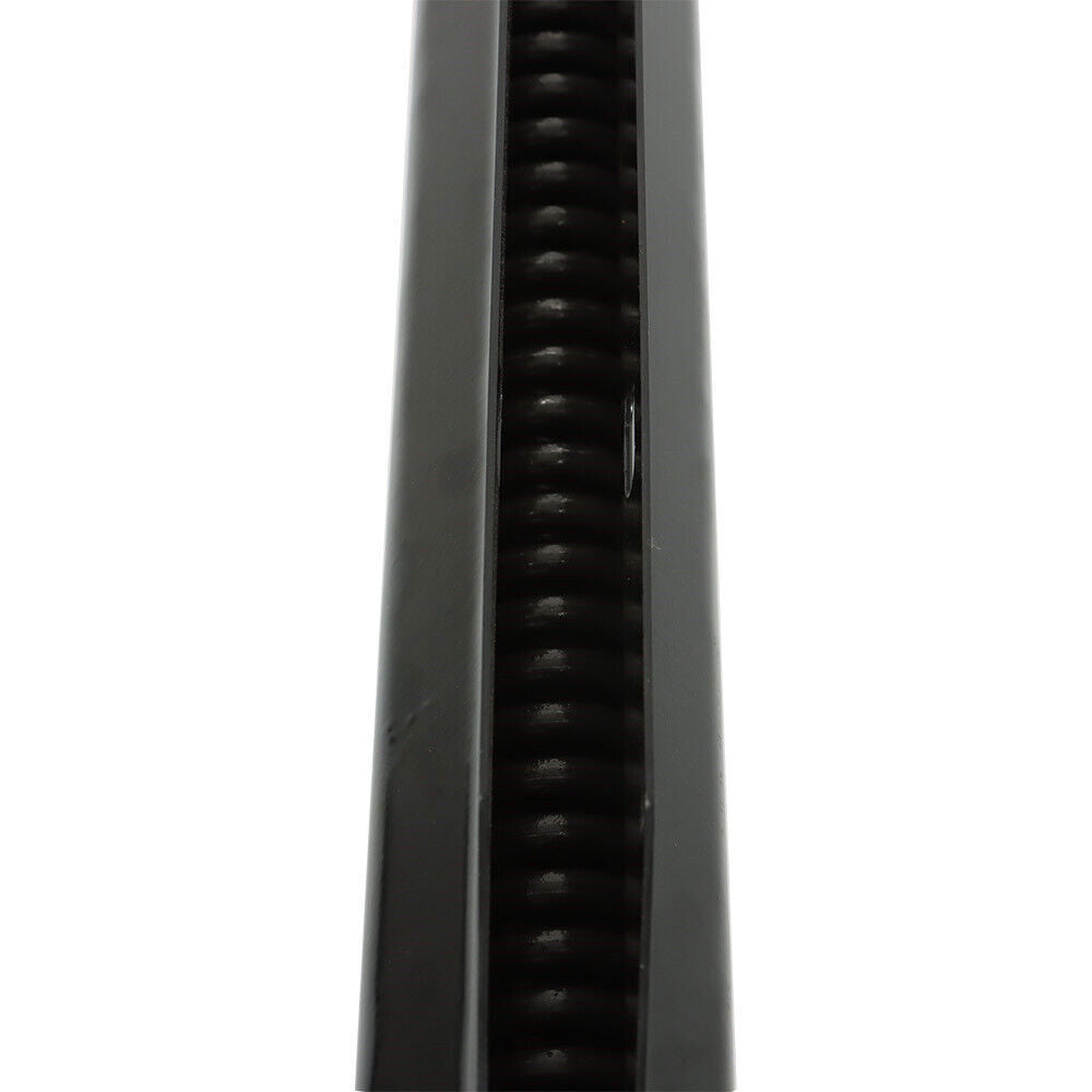 Mud Flap Hangers Black Steel Straight 30" Pair 2.5" Semi Truck Spring Loaded