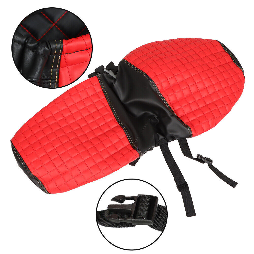 Red Color Golf Carts Front And Rear Seat Covers For Club Car Precedent 2004-Up