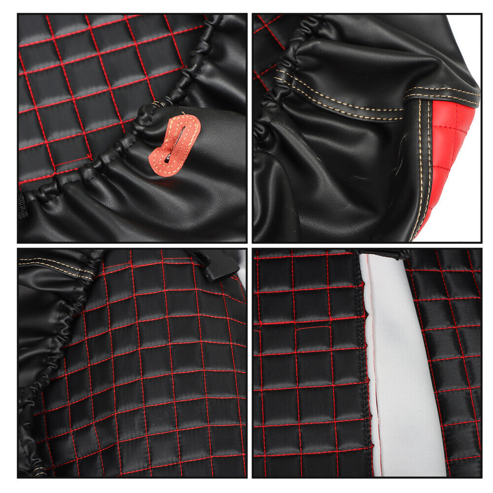 Red Color Golf Carts Front And Rear Seat Covers For Club Car Precedent 2004-Up