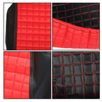 Red Color Golf Carts Front And Rear Seat Covers For Club Car Precedent 2004-Up