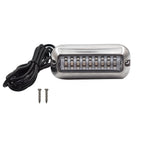 For 3.5" Marine/Boat 27 Blue LED 50W 12V Underwater Pontoon Boat Transom Lights