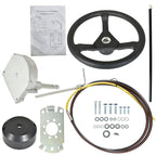 10FT SS13710 Boat Cable With Wheel For Marine Engine Turbine Steering System New