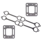 For Mercruiser 5.0 5.7 350 Mag Riser Block v8 Elbow Kit Exhaust Manifold Gasket